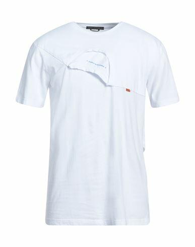 Daniele Alessandrini Man T-shirt White Cotton Cover