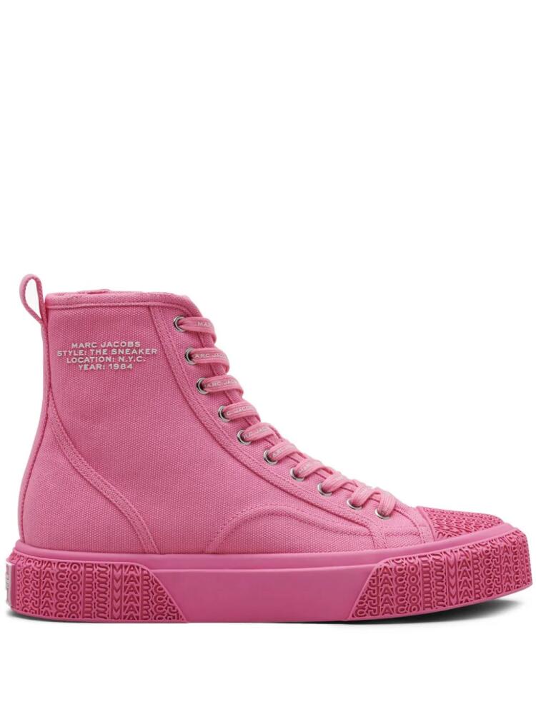 Marc Jacobs canvas high-top sneakers - Pink Cover