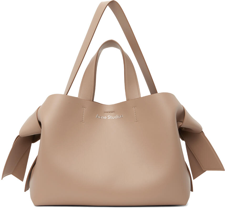 Acne Studios Taupe Musubi Midi Tote Cover