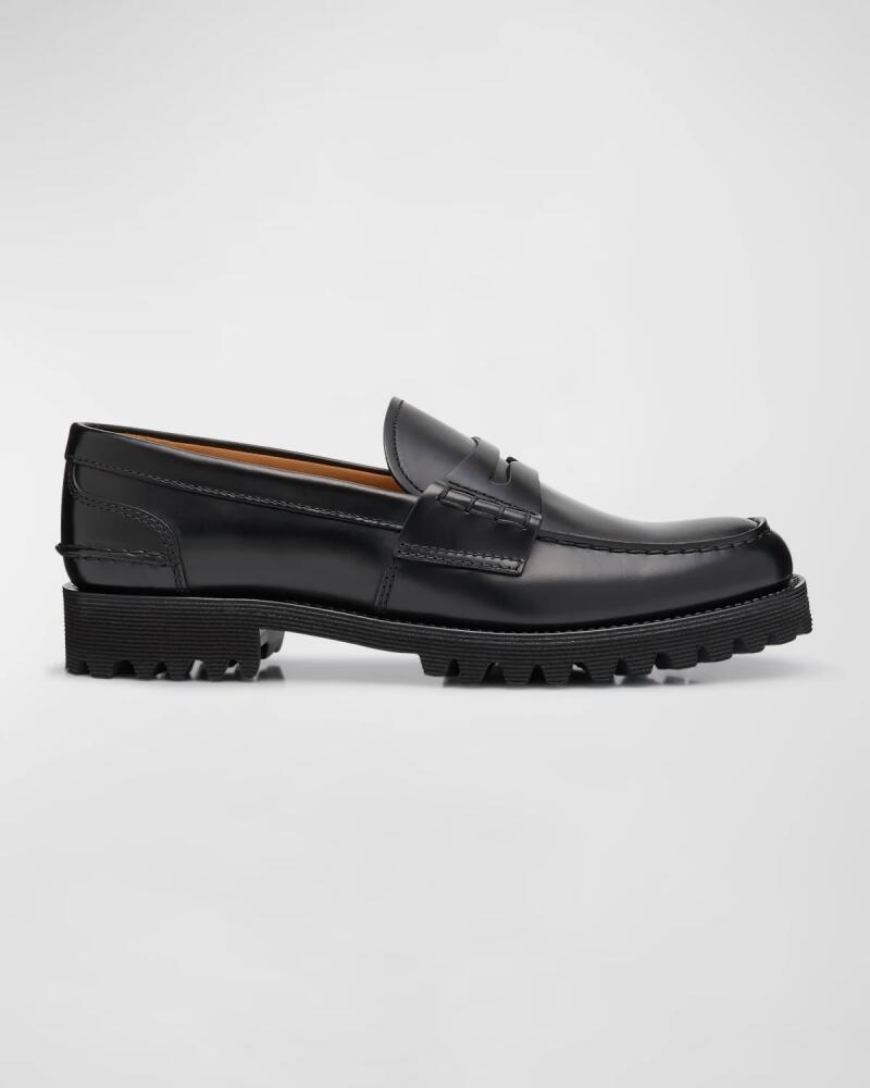 Church's Pembrey Leather Lug-Sole Penny Loafers Cover