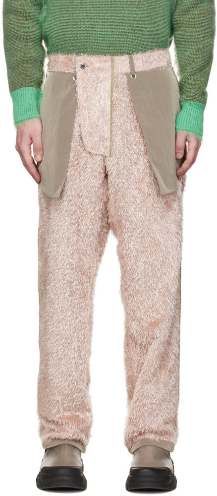 Craig Green Pink Fluffy Reversible Trousers Cover