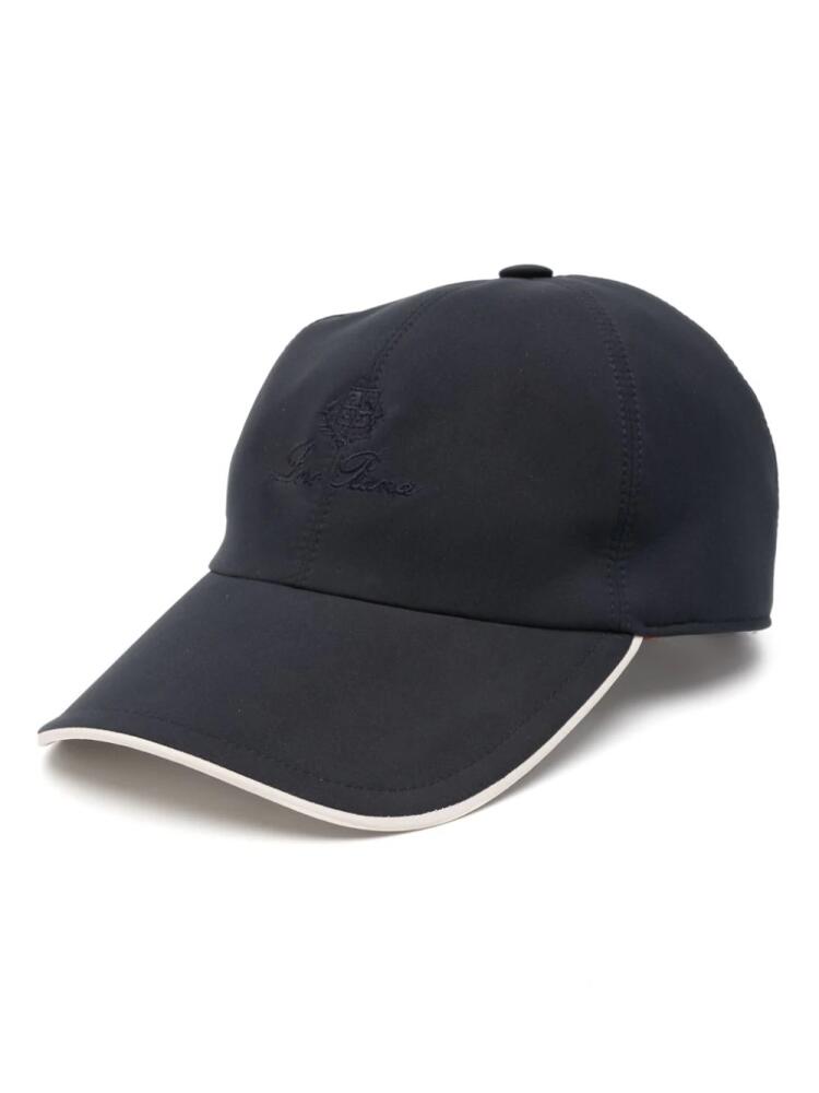 Loro Piana embroidered-logo baseball cap - Blue Cover