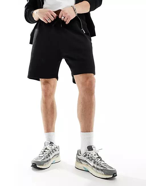 Weekday jersey shorts in Black Cover