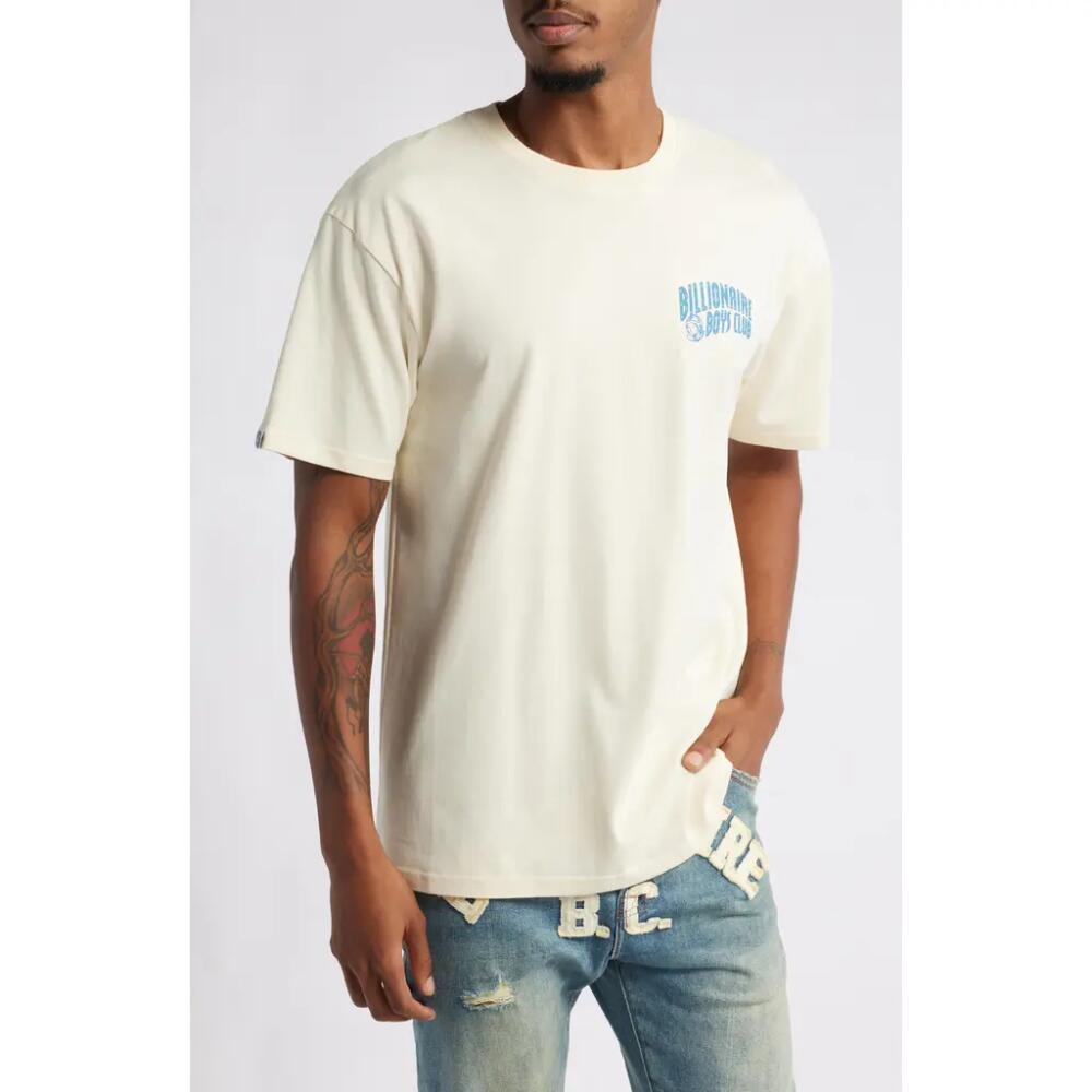 Billionaire Boys Club Small Arch Logo Cotton Graphic T-Shirt in Winter White Cover