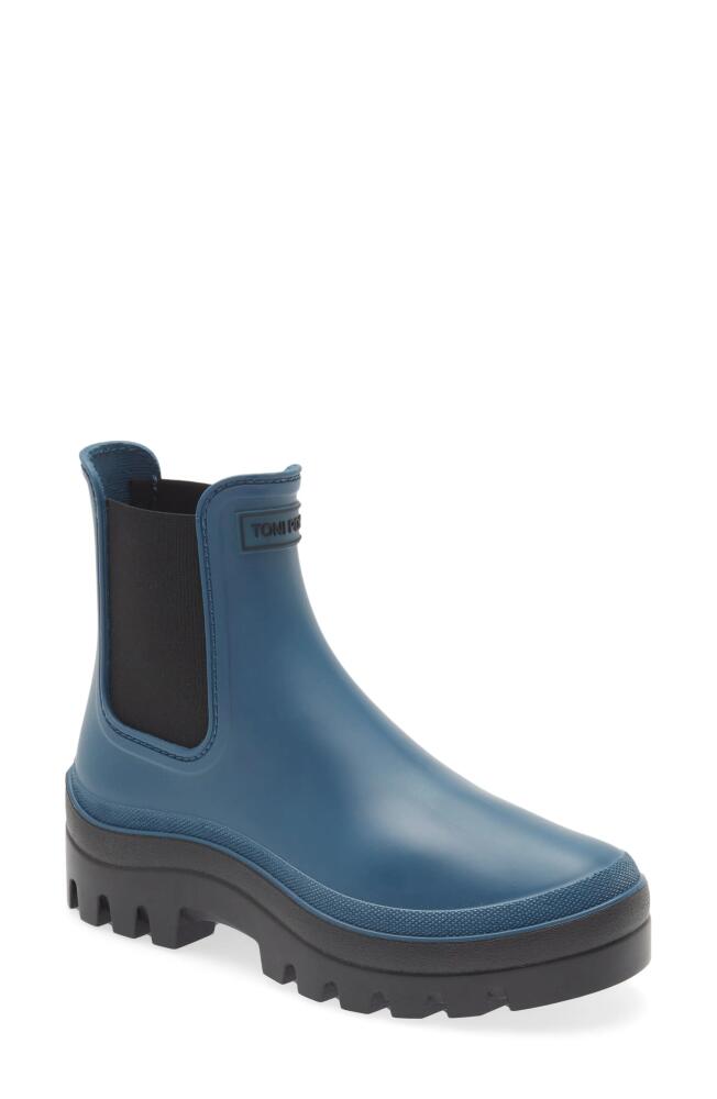 Toni Pons Carter Waterproof Chelsea Rain Boot in Blau Blue Cover