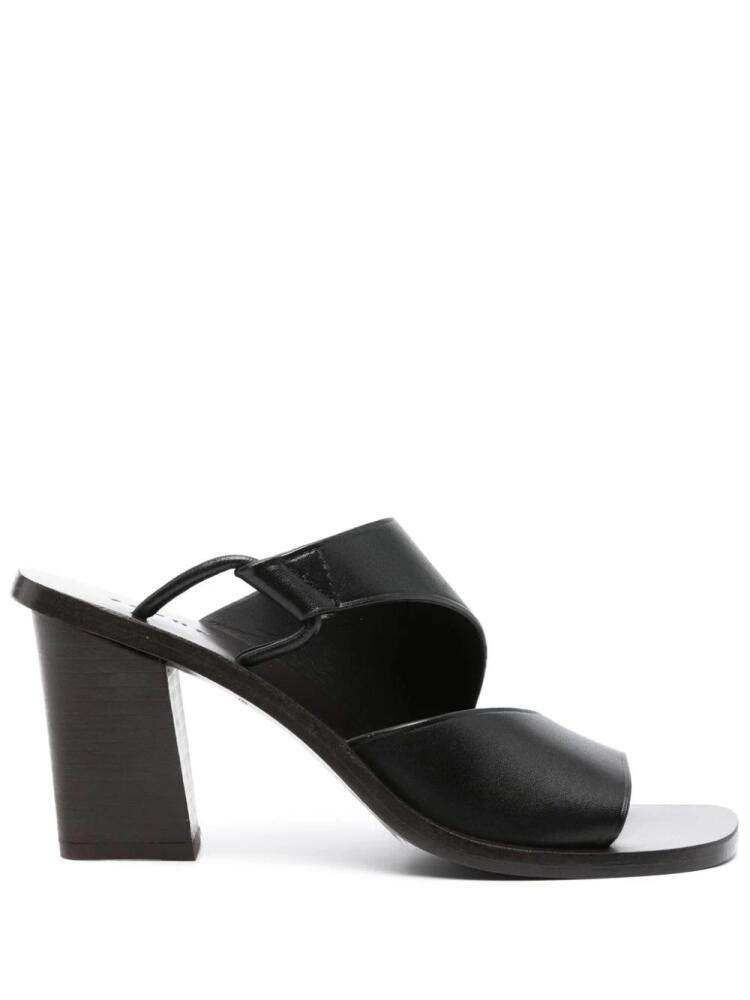 Soeur Astree 80mm leather mules - Black Cover