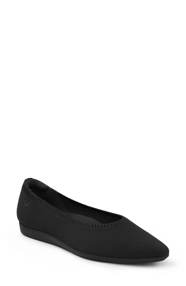 VIVAIA Aria Walker Pointed Toe Flat in Black Cover