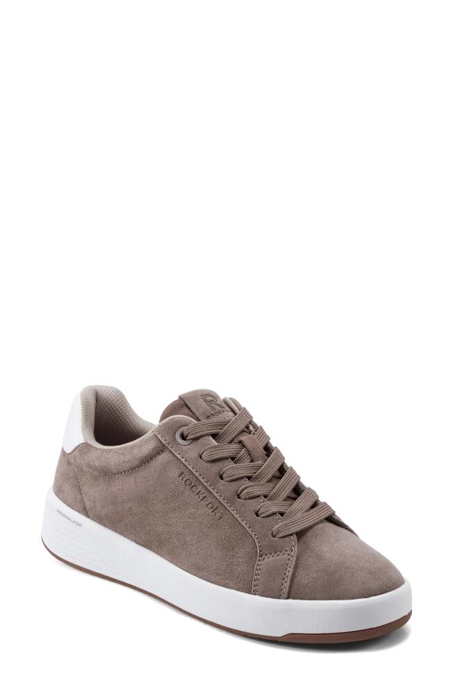 Rockport Elara Leather Sneaker in Taupe Cover