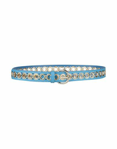 Sandro Woman Belt Azure Leather Cover