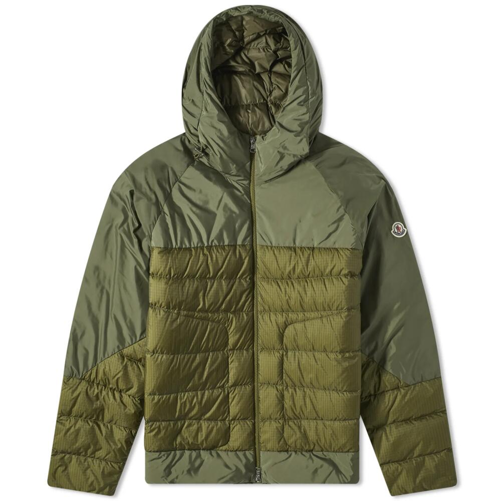 Moncler Men's Cordura Nylon Ripstop Jacket in Green Cover