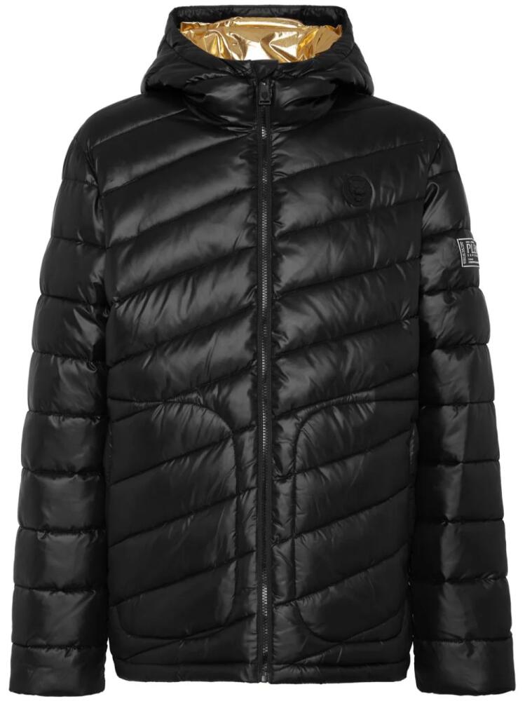 Plein Sport hooded puffer jacket - Black Cover