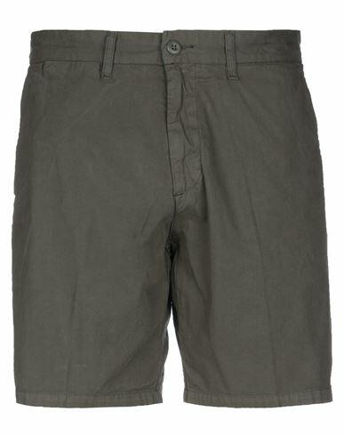 Carhartt Man Shorts & Bermuda Shorts Military green Cotton Cover