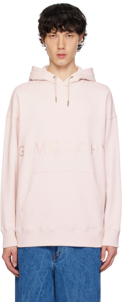 Givenchy Pink Embroidered Hoodie Cover