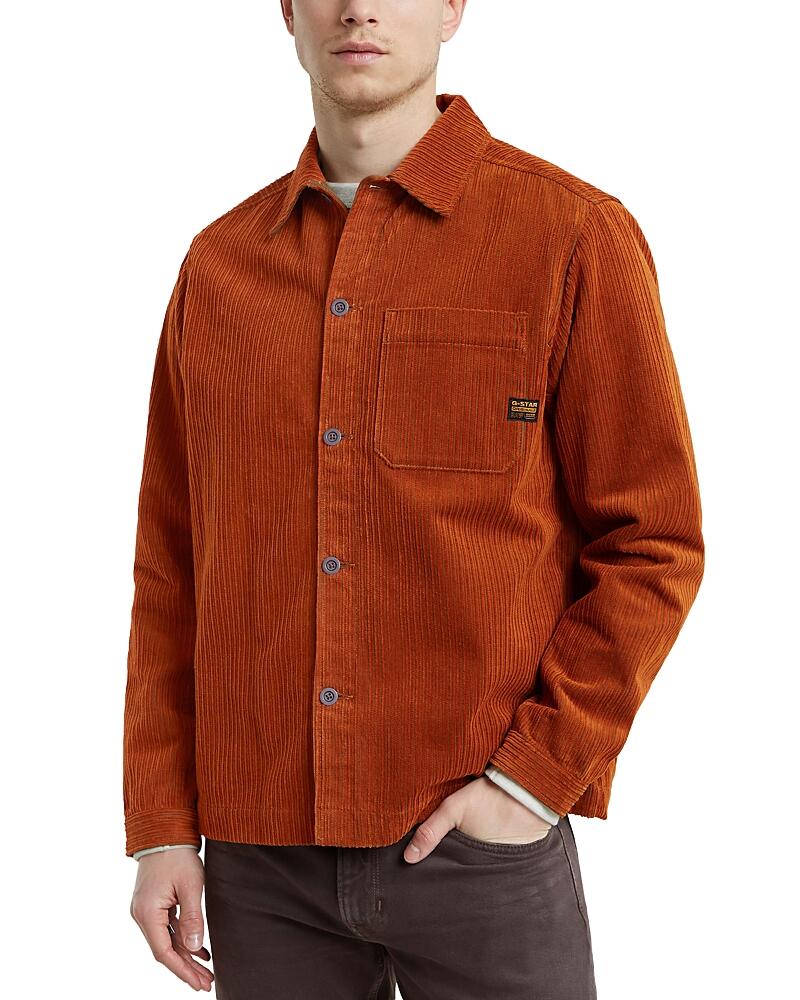 G-star Raw Cotton Corduroy Relaxed Fit Shirt Jacket Cover