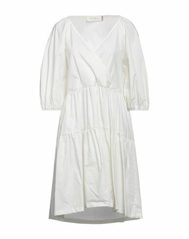 Katia Giannini Woman Mini dress Ivory Cotton Cover