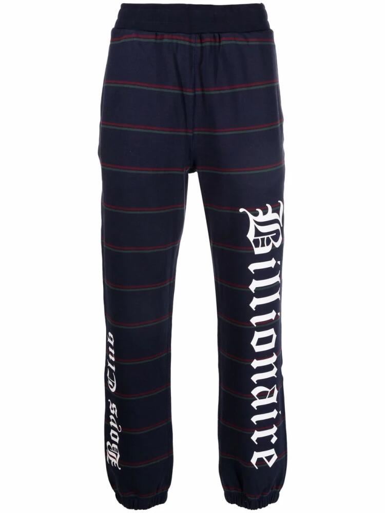 Billionaire Boys Club logo-print track pants - Blue Cover