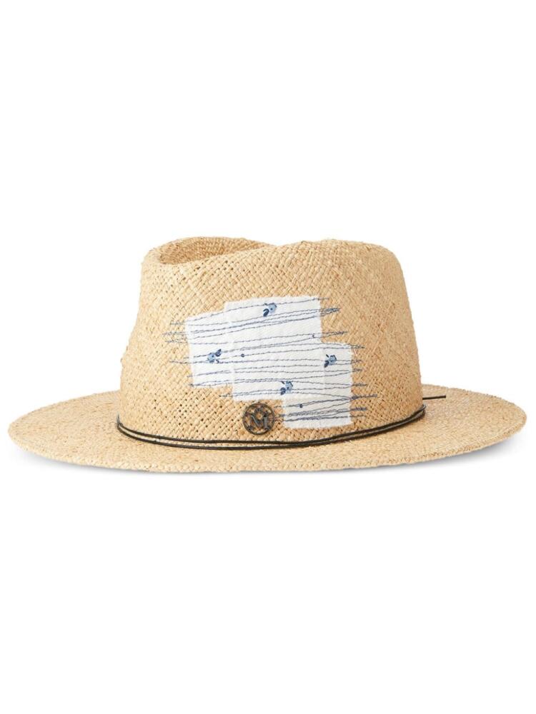 Maison Michel Andre raffia fedora hat - Neutrals Cover