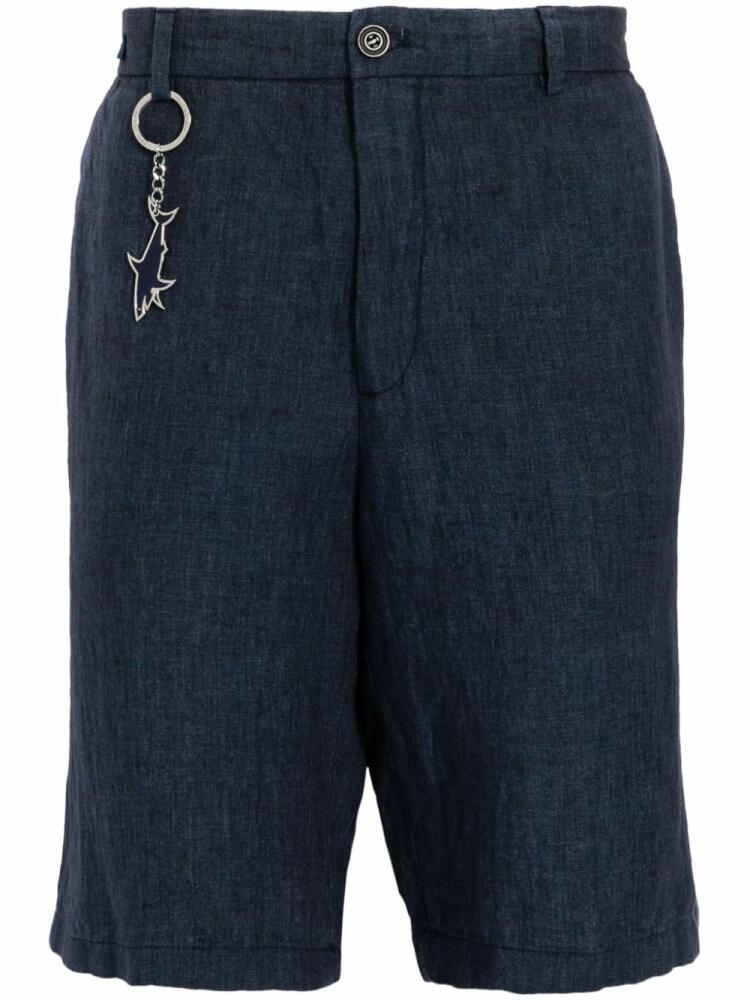 Paul & Shark linen chino shorts - Blue Cover