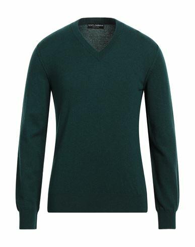 Dolce & gabbana Man Sweater Dark green Cashmere Cover