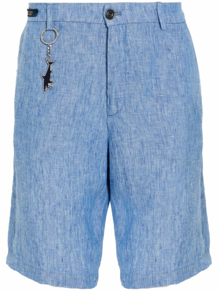 Paul & Shark linen chino shorts - Blue Cover