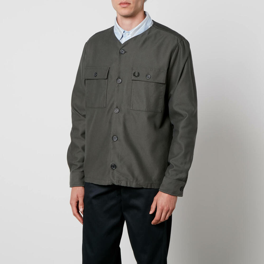 Fred Perry Cotton-Twill Overshirt Cover