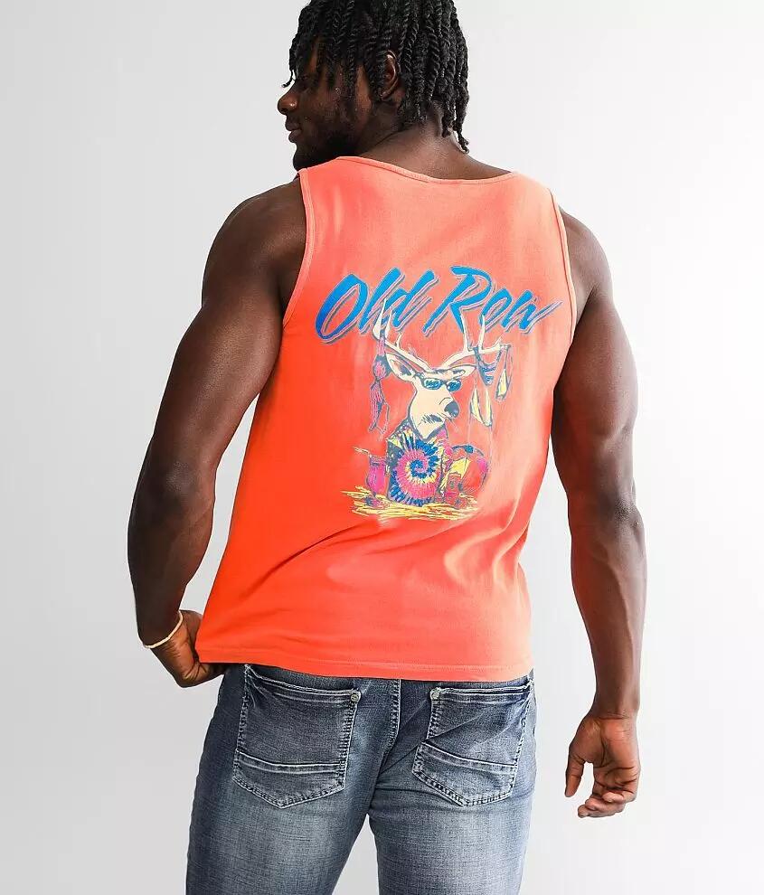 Old Row Beach Party Buck Tank Top Cover