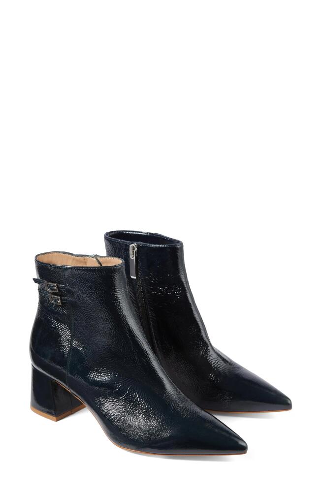 LK Bennett Missy Pointed Toe Bootie in Navy Cover