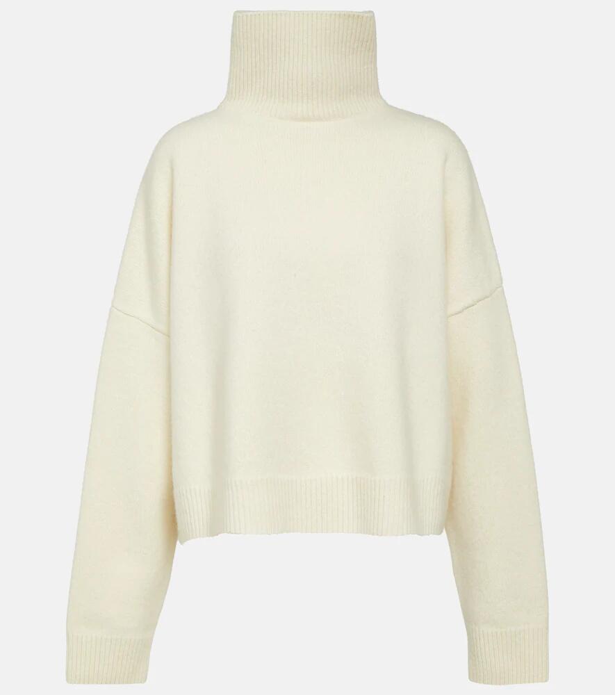 The Row Ezio wool and cashmere turtleneck sweater Cover