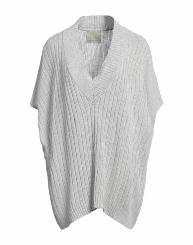 N. o.w. Andrea Rosati Cashmere Woman Sweater Light grey Wool, Viscose, Cashmere, Nylon Cover