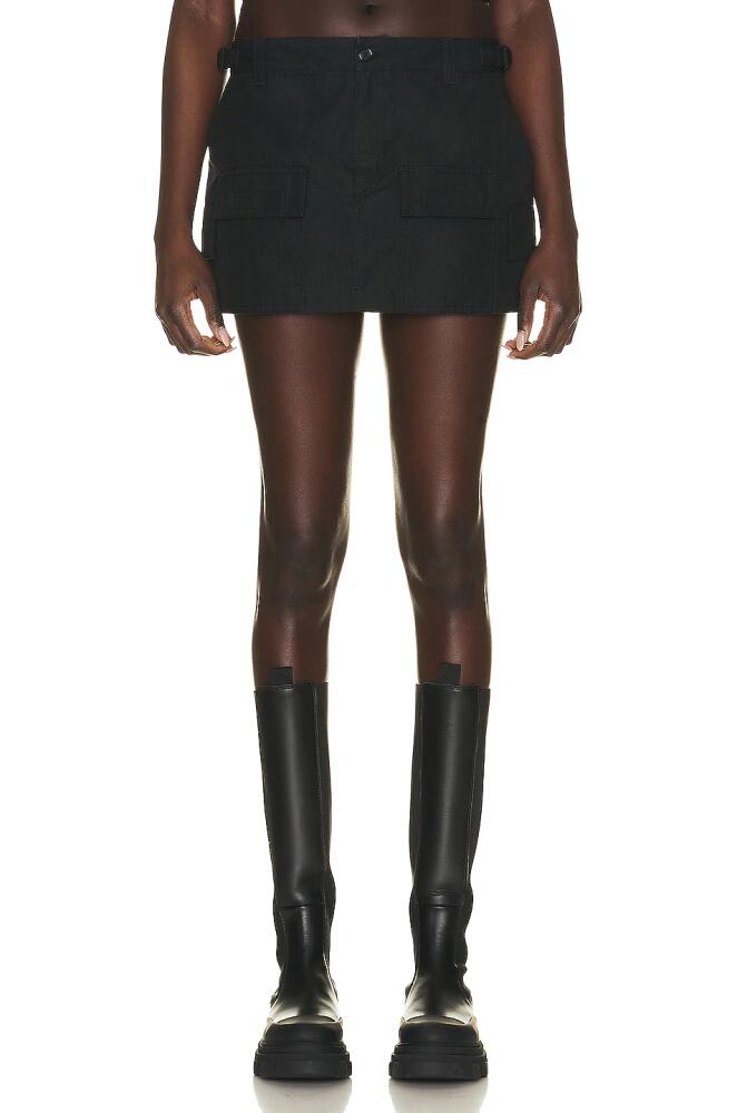 WARDROBE.NYC Cargo Mini Skirt in Black Cover