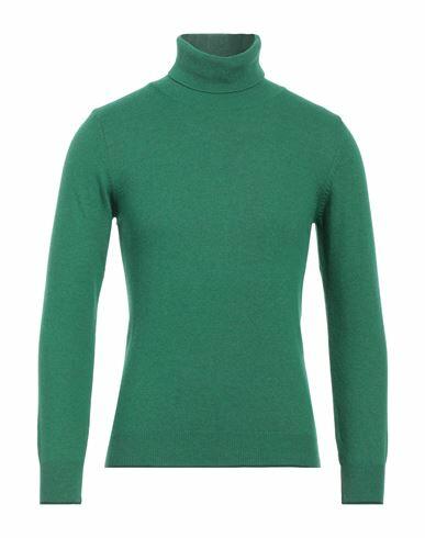 Berna Man Turtleneck Green Polyamide, Wool, Viscose, Cashmere Cover