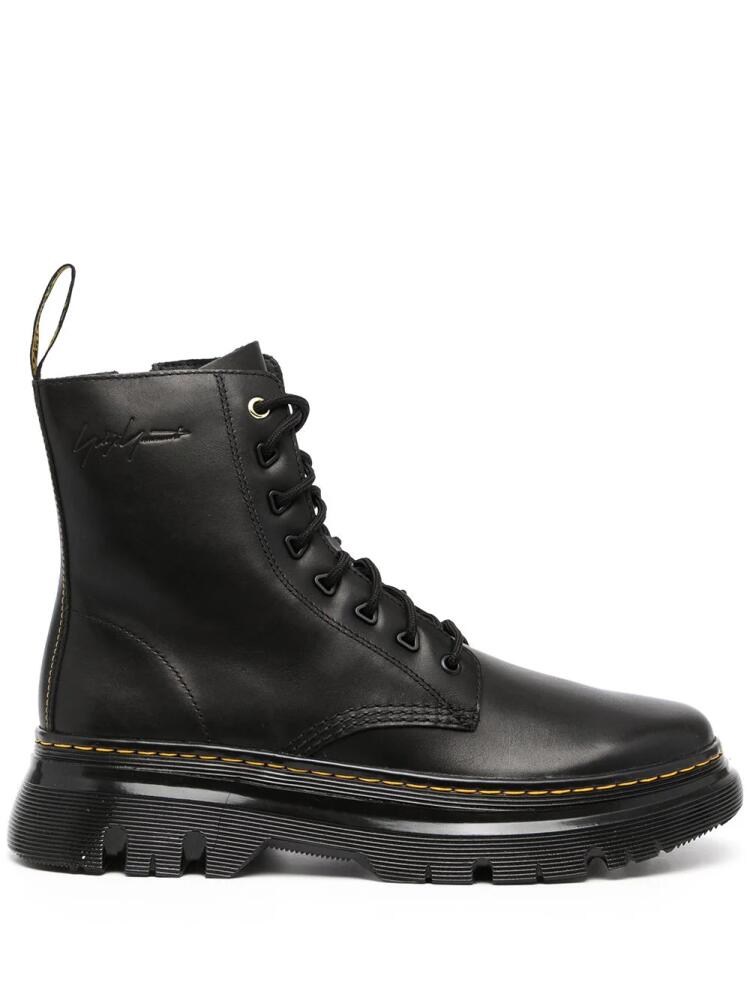 Yohji Yamamoto x Dr. Martens lace-up boots - Black Cover