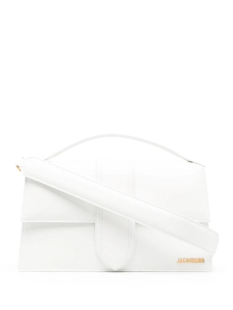 Jacquemus Le Bambinou logo-plaque tote bag - White Cover