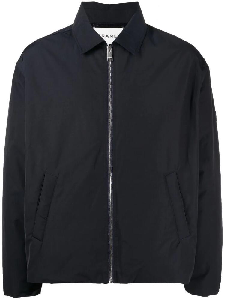 FRAME padded zip-up shirt jacket - Black Cover