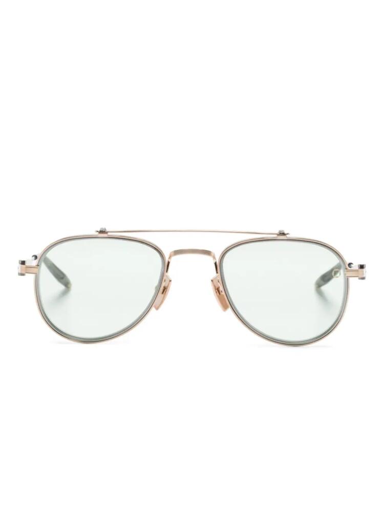 Akoni Calisto pilot-frame sunglasses - Gold Cover