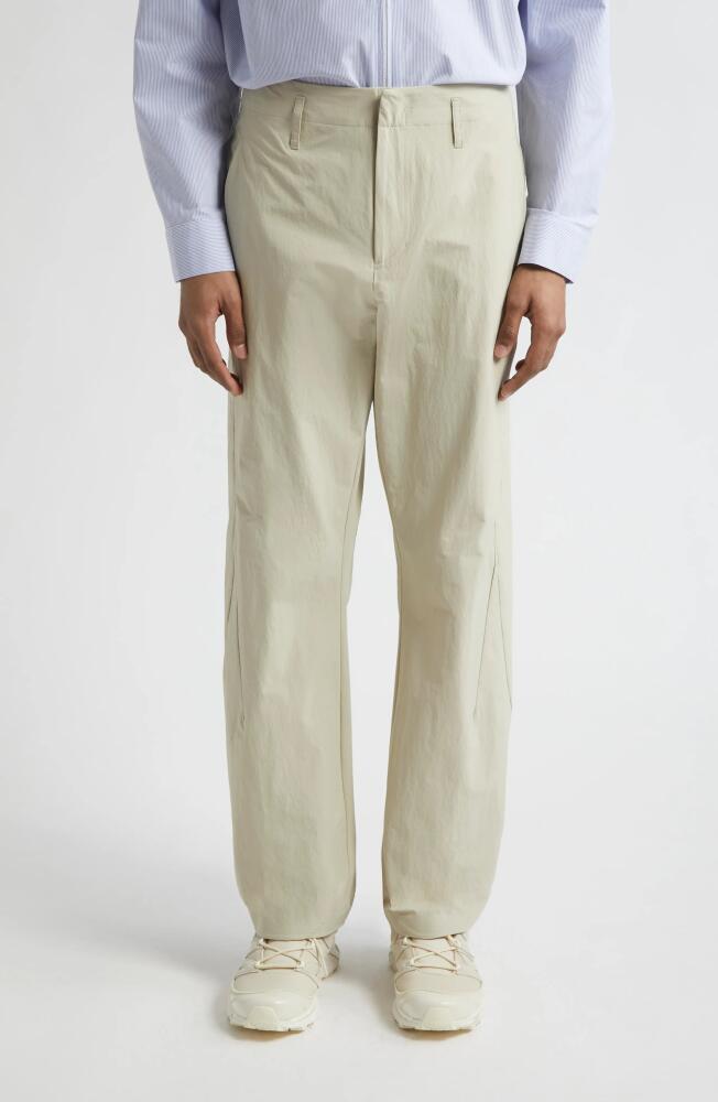 POST ARCHIVE FACTION 6.0 Nylon Blend Pants Right in Ivory Cover