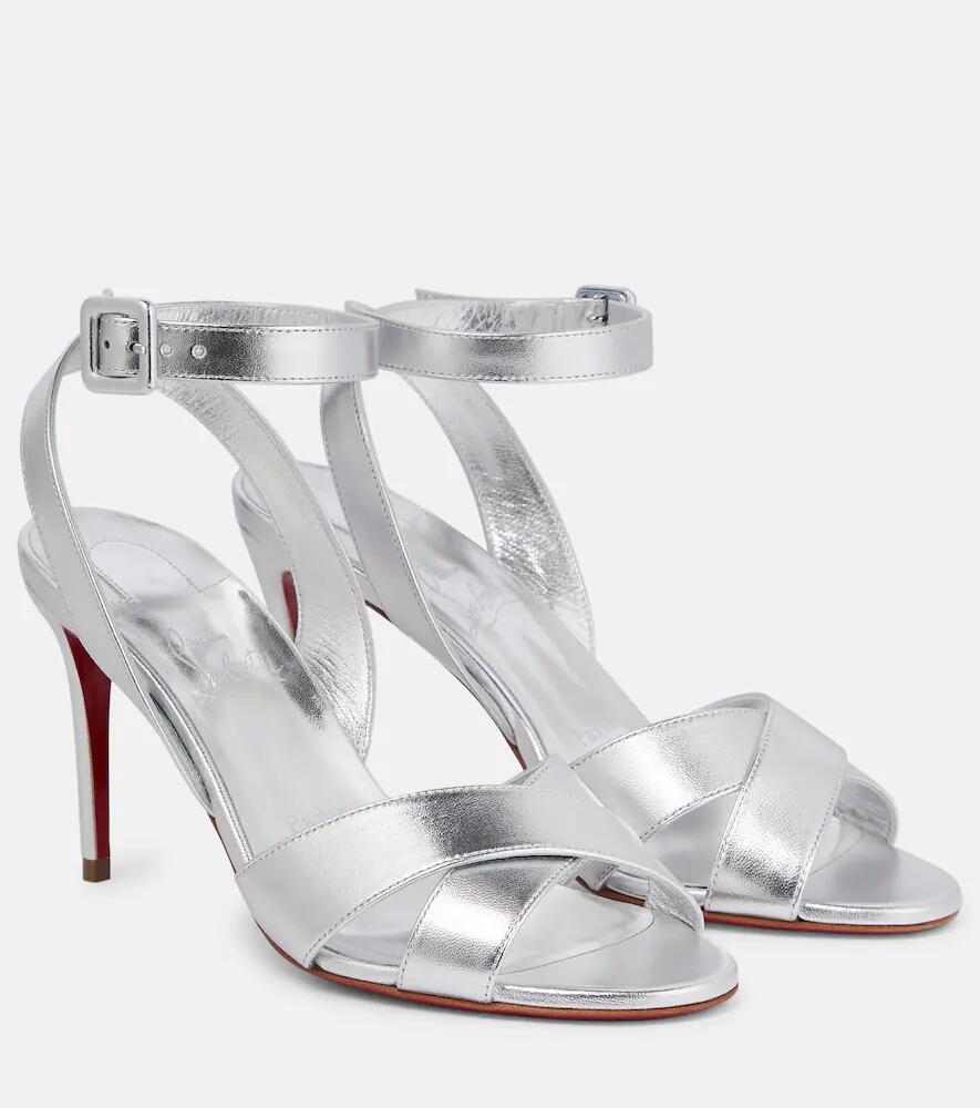 Christian Louboutin Mariza 85 metallic leather sandals Cover