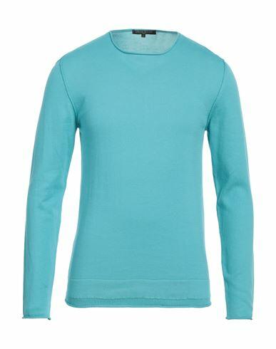 Brian Dales Man Sweater Sky blue Cotton Cover