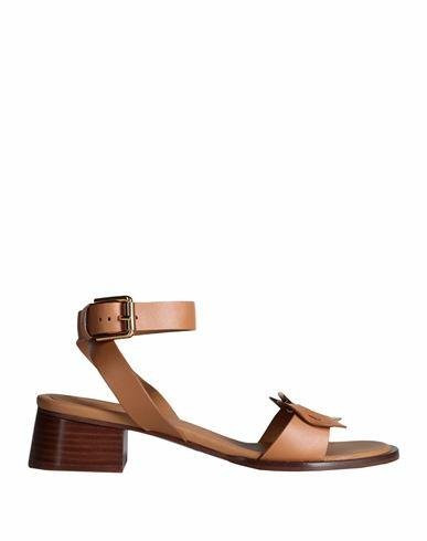 See By Chloé Woman Sandals Tan Lambskin Cover