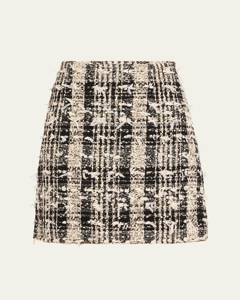 Kobi Halperin Dune Tweed Mini Pencil Skirt Cover