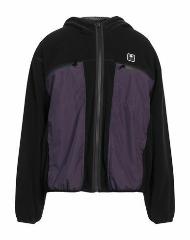 Palm Angels Man Jacket Dark purple Polyester Cover