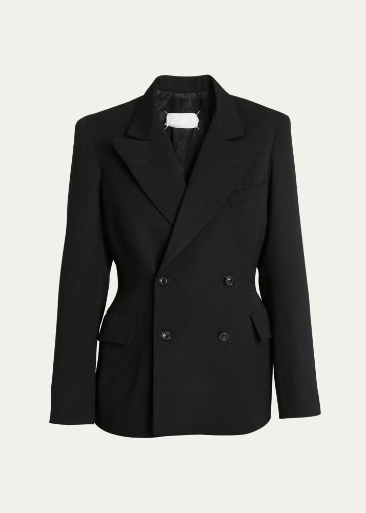 Maison Margiela Double-Breasted Wool Blazer Cover