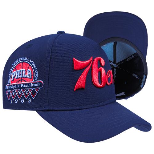 Pro Standard Pro Standard 76ers Olympic Wool Blend Snapback - Adult Blue/Red/White Cover