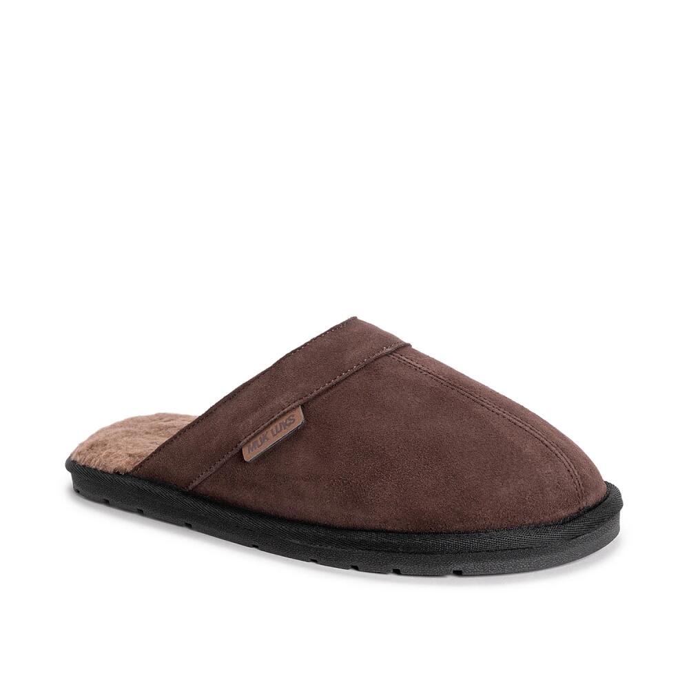 MUK LUKS Abbott Slipper | Men's | Dark Brown Cover