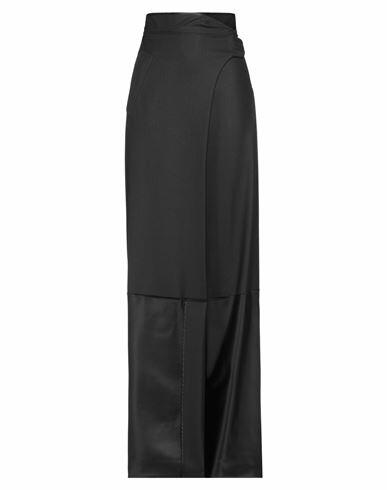 Victoria Beckham Woman Maxi skirt Steel grey Polyester, Virgin Wool, Elastane, Viscose Cover