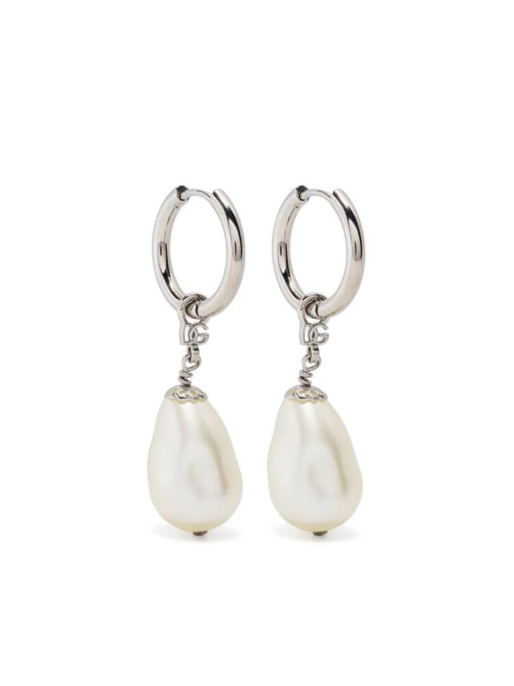 Dolce & Gabbana Creole drop earrings - Silver Cover