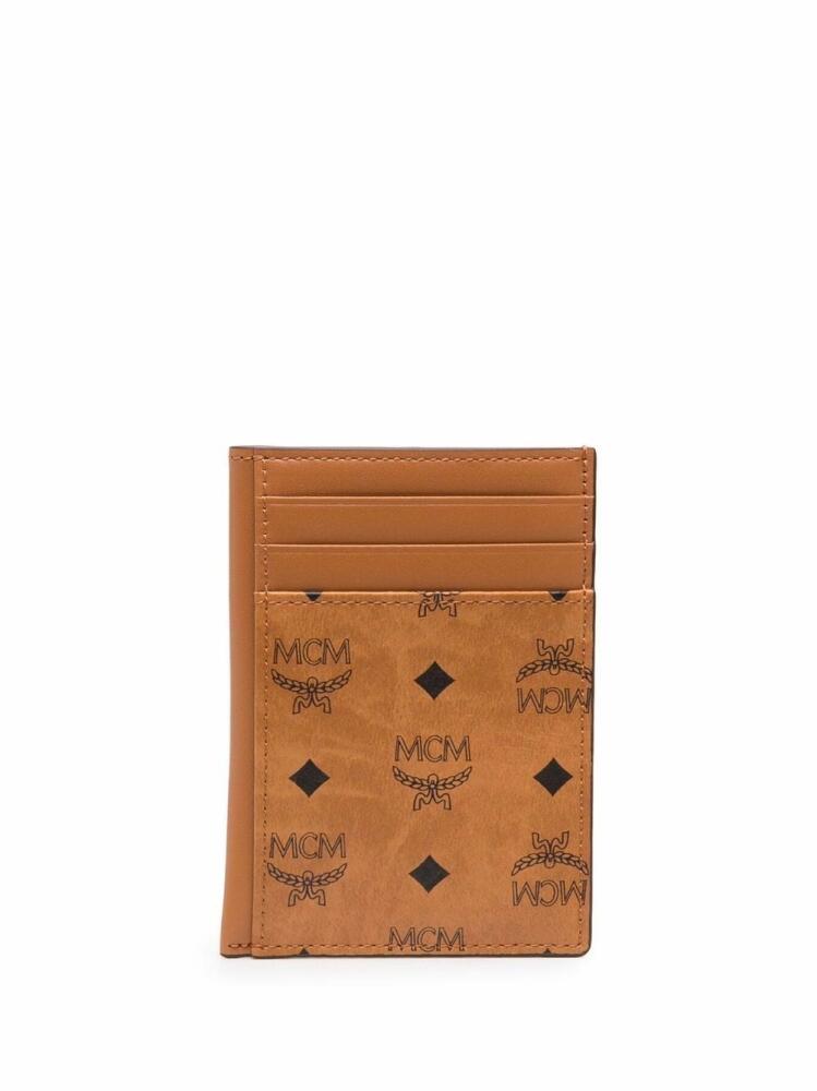 MCM monogram-print card holder - Brown Cover