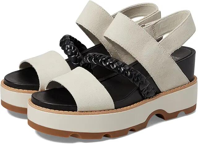 SOREL Joanie IV Slingback Wedge (Chalk/Black) Women's Shoes Cover