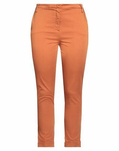 Manila Grace Woman Pants Tan Cotton, Elastane Cover