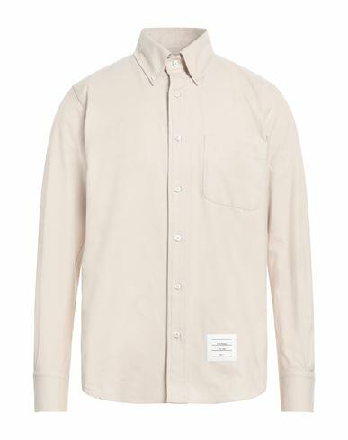 Thom Browne Man Shirt Ivory Cotton Cover